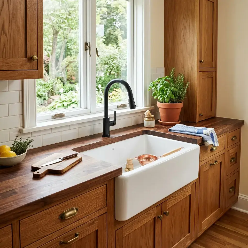 Apron Front Farmhouse Sink