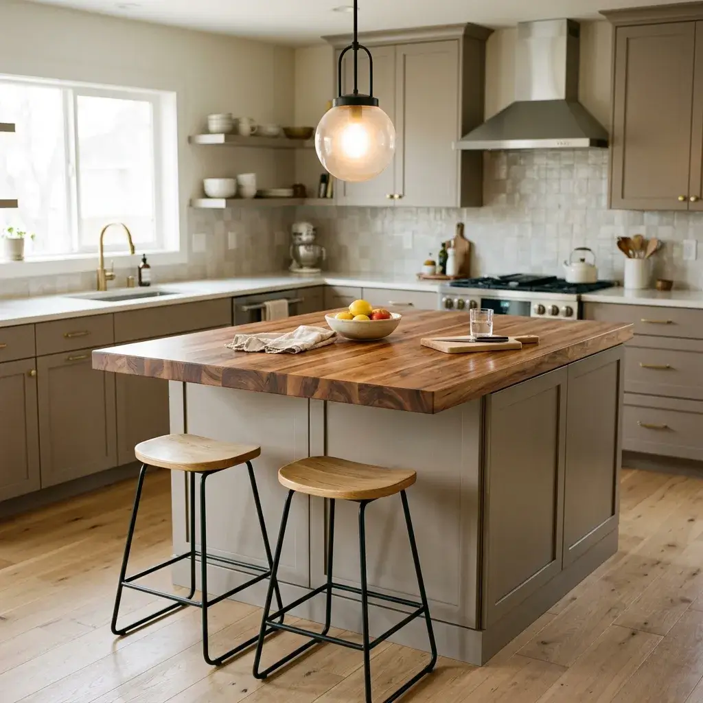Butcher Block Island Top