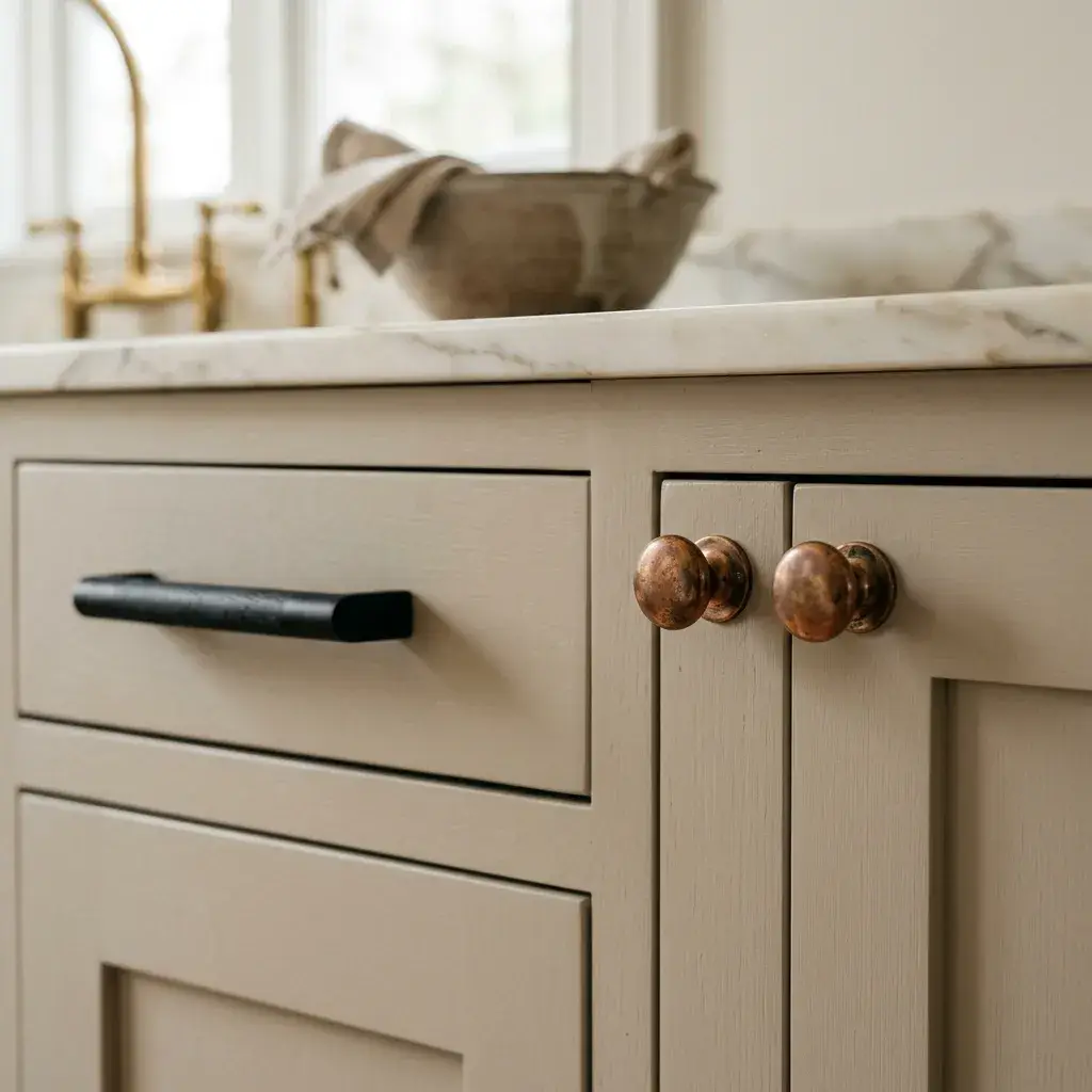 Matte Black or Unlacquered Brass Hardware