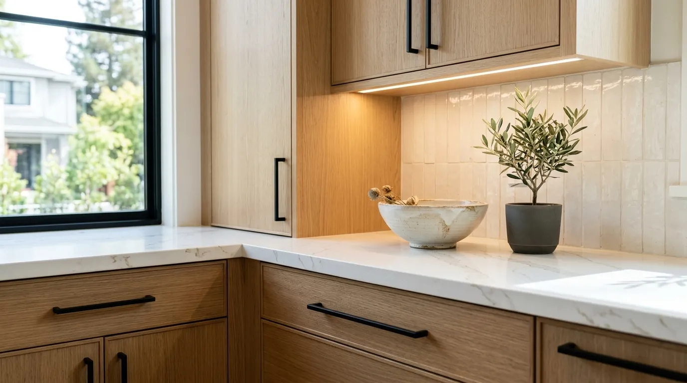 kitchen cabinets countertops mountain view detail