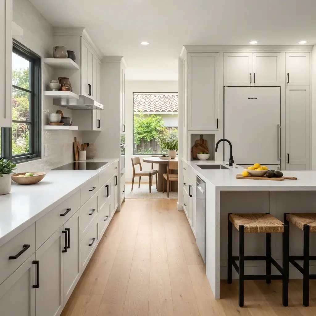 small galley kitchen remodel los altos ca