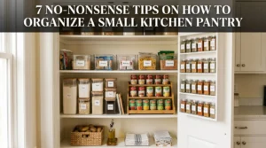 7 No-Nonsense Tips on How to Organize a Small Kitchen Pantry