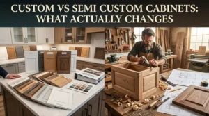 Custom vs Semi Custom Cabinets